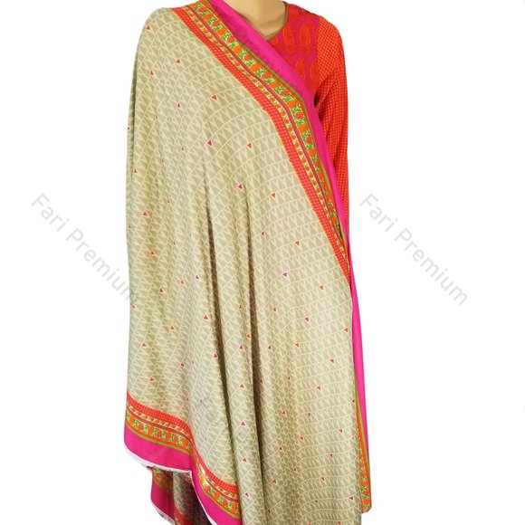 Rangreza 3-PC Printed Cotton Ready-Made Shalwar Kameez Pakistani/Indian Small 38 - Picture 3 of 7